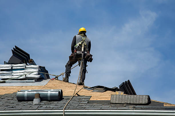 Professional Roof Installation technician working in Burgettstown, PA